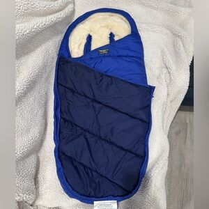 L.L. Bean Snow Bunting for stroller or sled. Navy blue. Lightly used one season